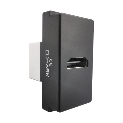 Πρίζα HDMI Ανθρακί Lecce 27022